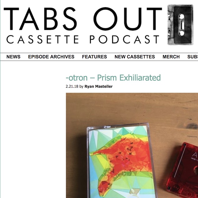 AJ | Projects | ‑otron | Radio&#x20;play&#x20;and&#x20;reviews&#x20;for&#x20;Prism&#x20;Exhilarated