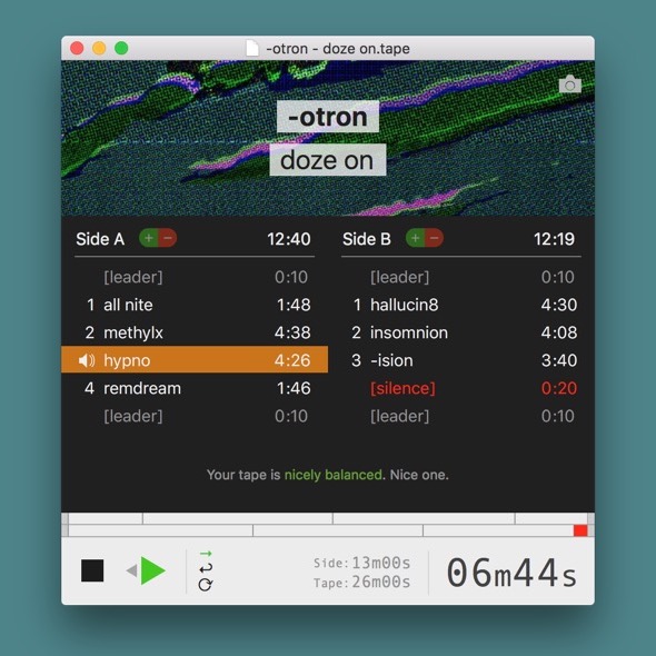 AJ | Code | TapeLister | TapeLister&#x20;cassette&#x20;prototyper&#x20;app&#x20;released