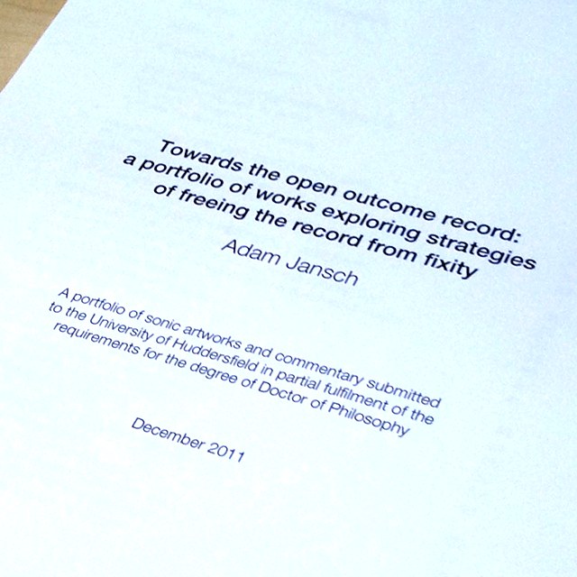 AJ | Code | Futures EP | Adam&#x20;Jansch&#x20;PhD&#x20;thesis&#x20;available&#x20;digitally